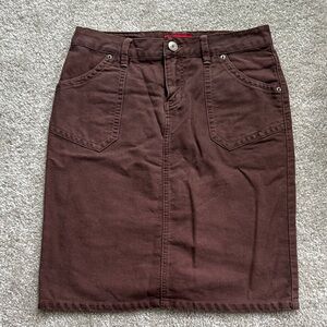 Unionbay Brown Denim Skirt 5